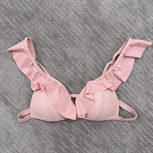 Pink ruffle Bikini